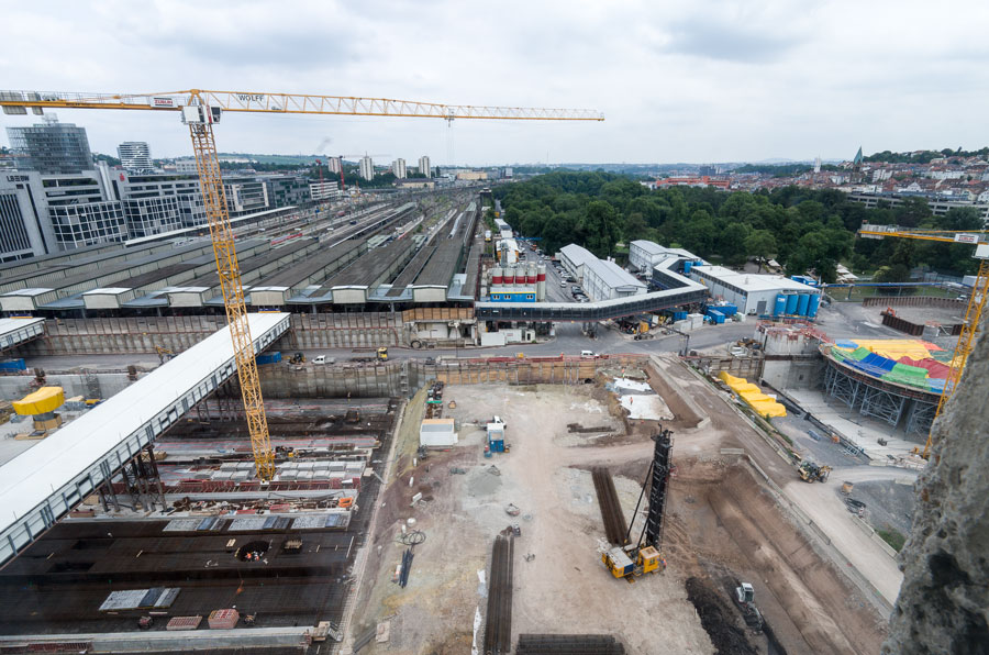 Bildgalerie Projekt Stuttgart 21, Baustelle - Jäger Ingenieure GmbH